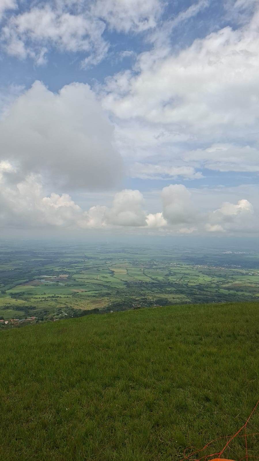 Launch hillside overlooking the Cauca Valley